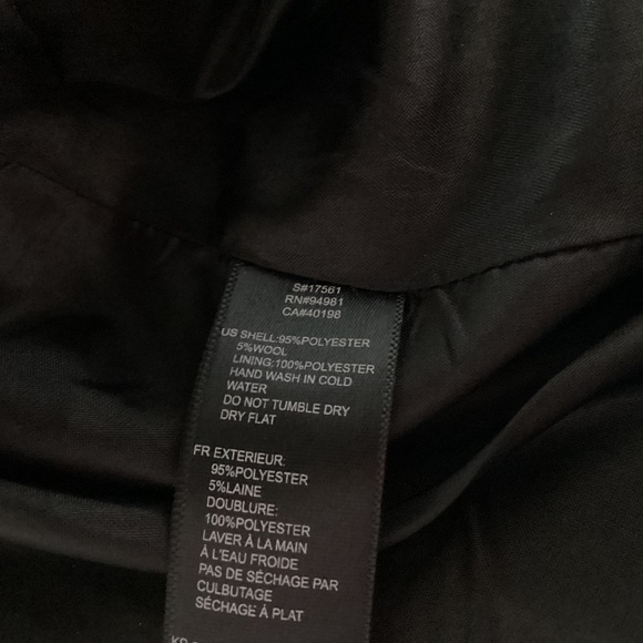 Twentyone, sz small, red/black plaid, cape coat, cropped - Picture 5 of 6